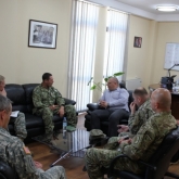 Visit of Sergeant Major of U.S. European Command